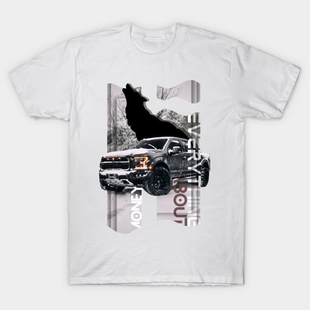 Ford Raptor T-Shirt by AER46_Designverse